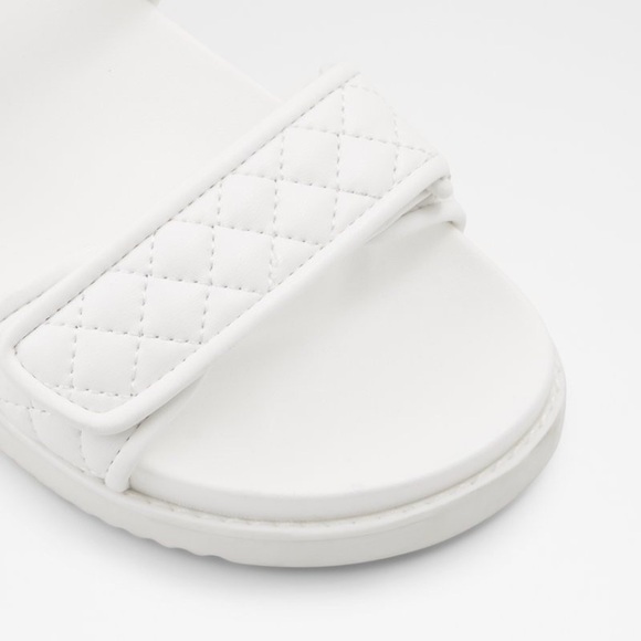 Aldo Eowiliwia Sling Back Sandal in White - Size 8 - Picture 2 of 6